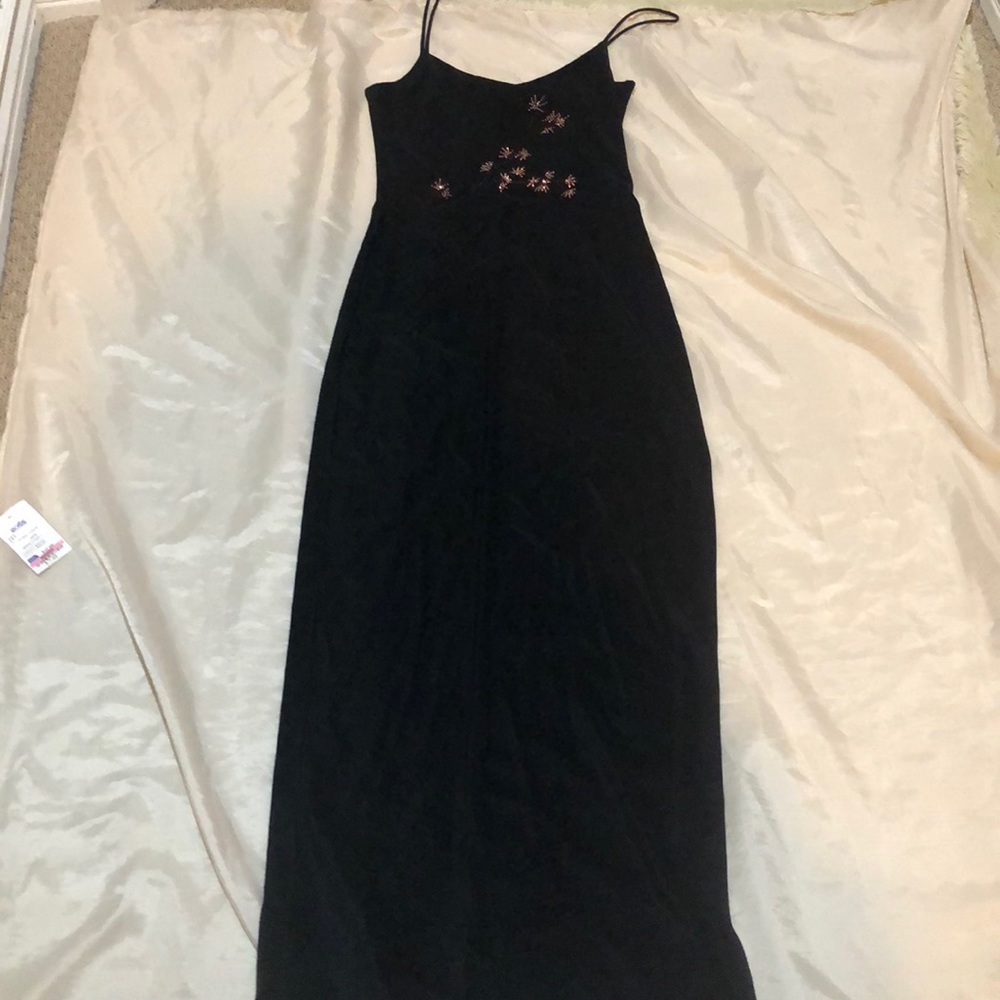 Black cocktail dress.